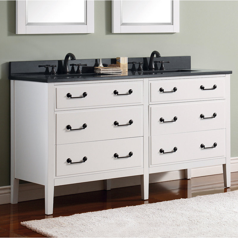 Alexandrea 61'' Double Bathroom Vanity Birch Lane